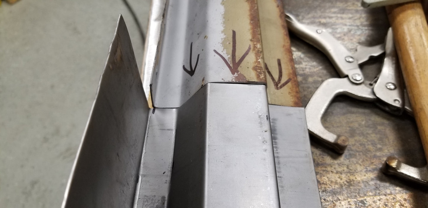 1957-1958 Plymouth Replacement Rocker Tops (Pair)
