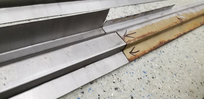 1957-1958 Plymouth Replacement Rocker Tops (Pair)