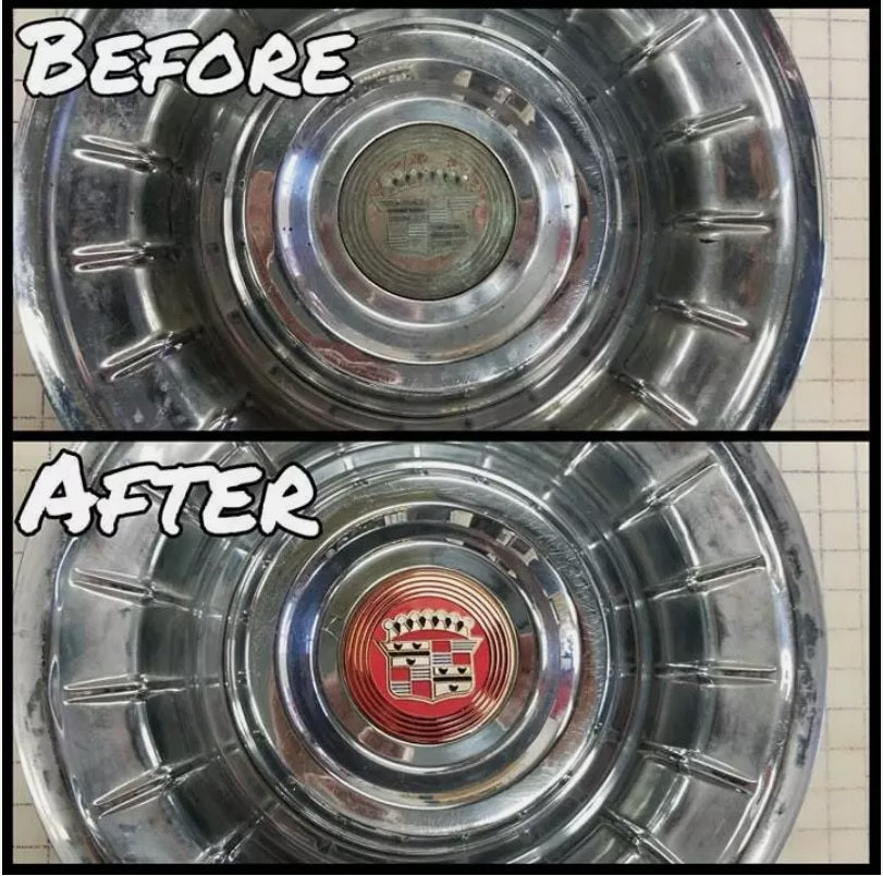 1956 Cadillac Hubcap (Set of 4) HQ Decals