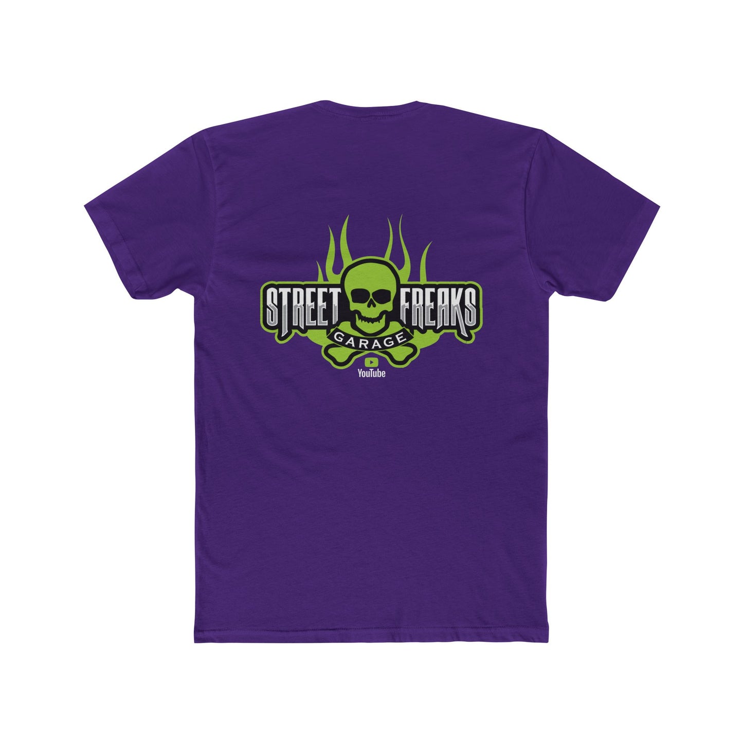 FLAMING SKULL DESIGN T-SHIRT