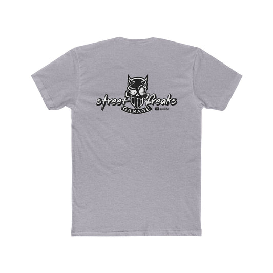 DARK SKULL W/HORNS LOGO T-SHIRT