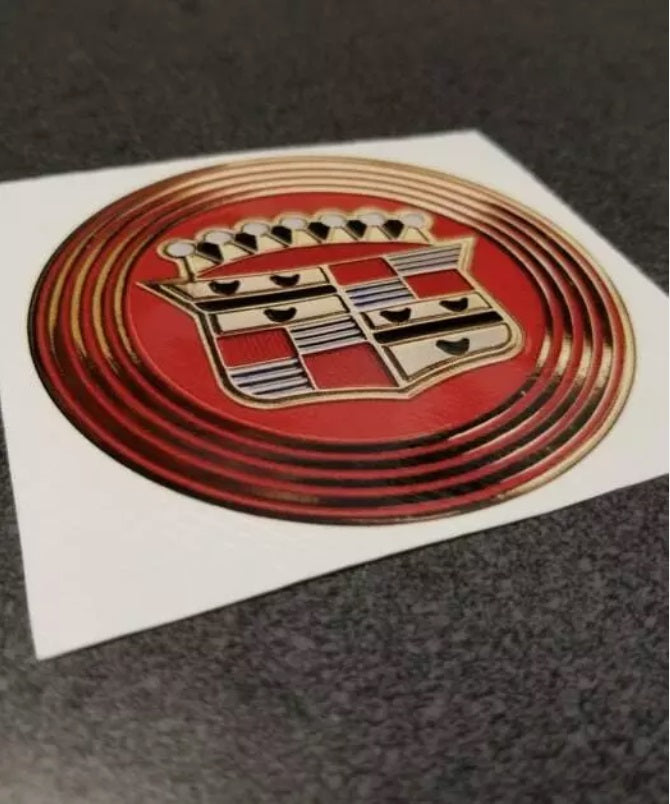 1956 Cadillac Hubcap (Set of 4) HQ Decals