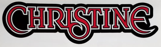 CHRISTINE LOGO DECAL