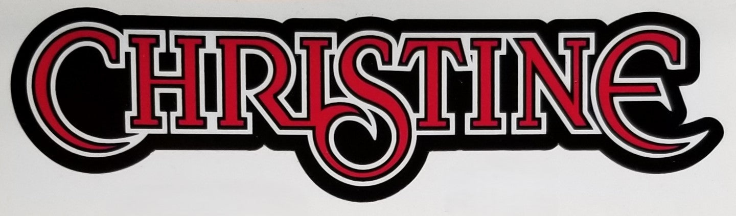 CHRISTINE LOGO DECAL