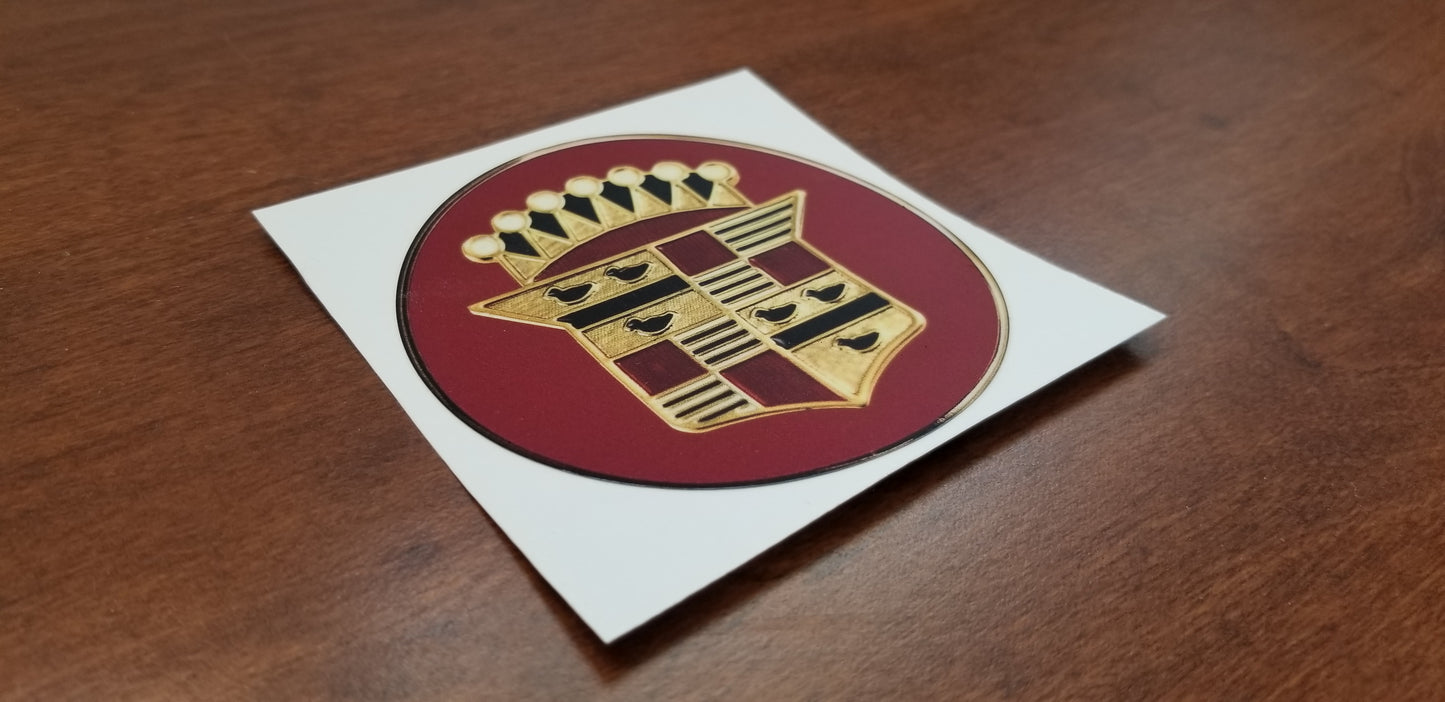 1955 Cadillac Hubcap (Set of 4) HQ Decals