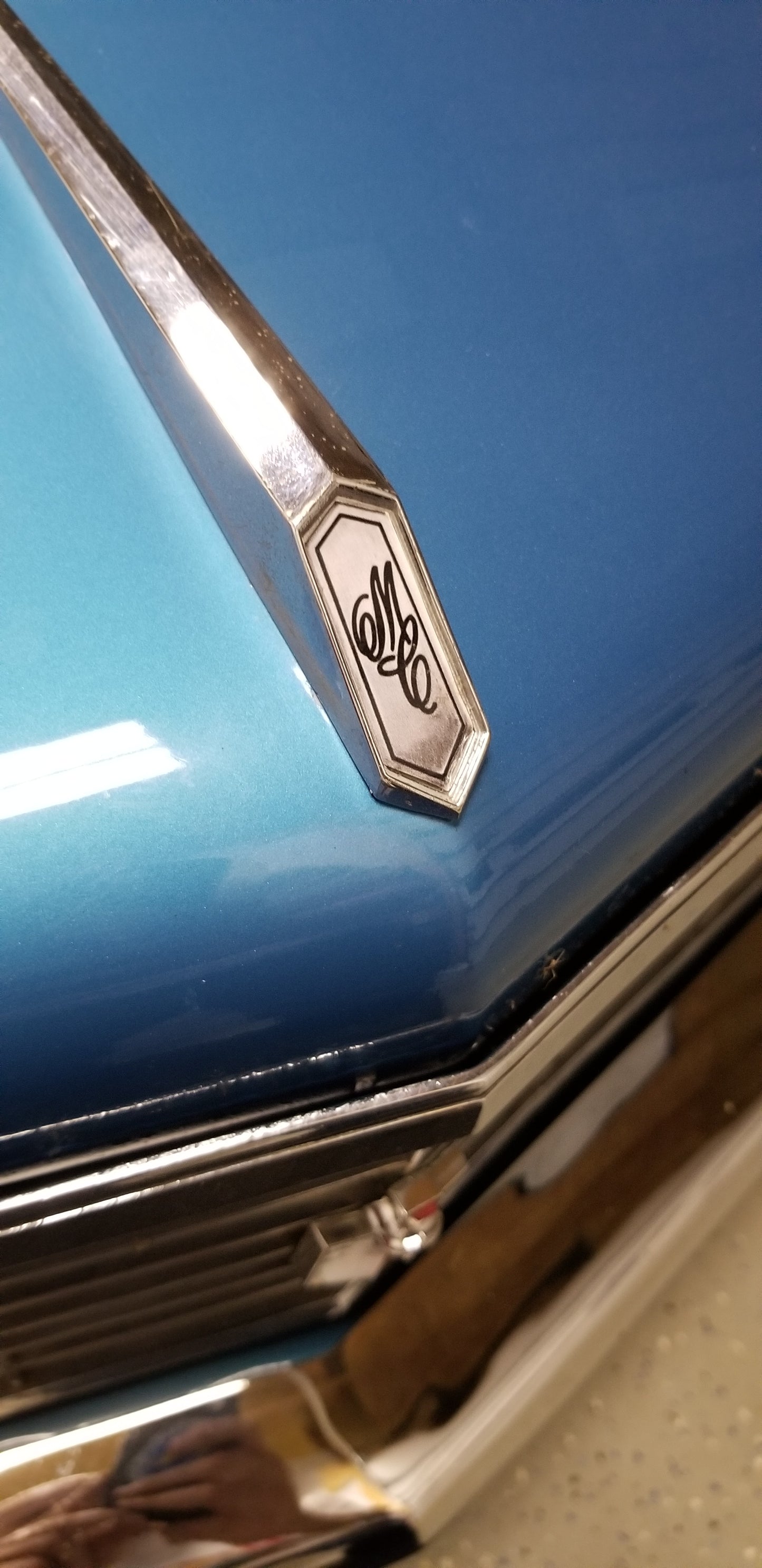 1972 Monte Carlo Hood Ornament MC Decal