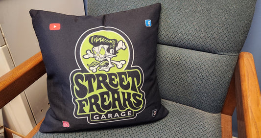 STREET FREAKS "DREAM ABOUT CARS" SQUARE PILLOW