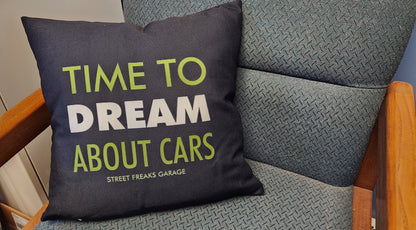 STREET FREAKS "DREAM ABOUT CARS" SQUARE PILLOW