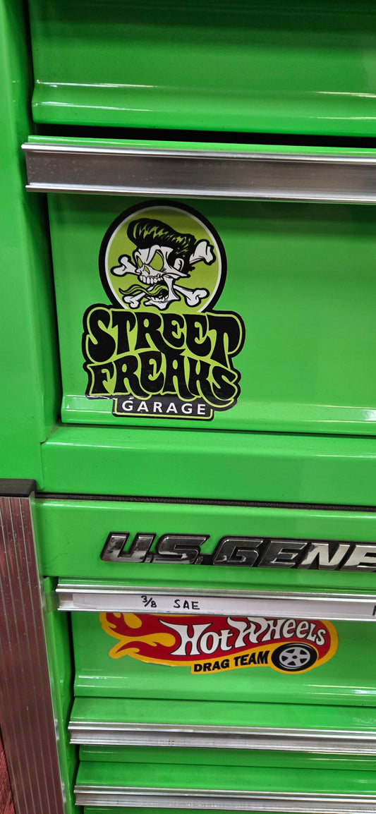 STREET FREAKS GARAGE DECALS (3.75" x 5")