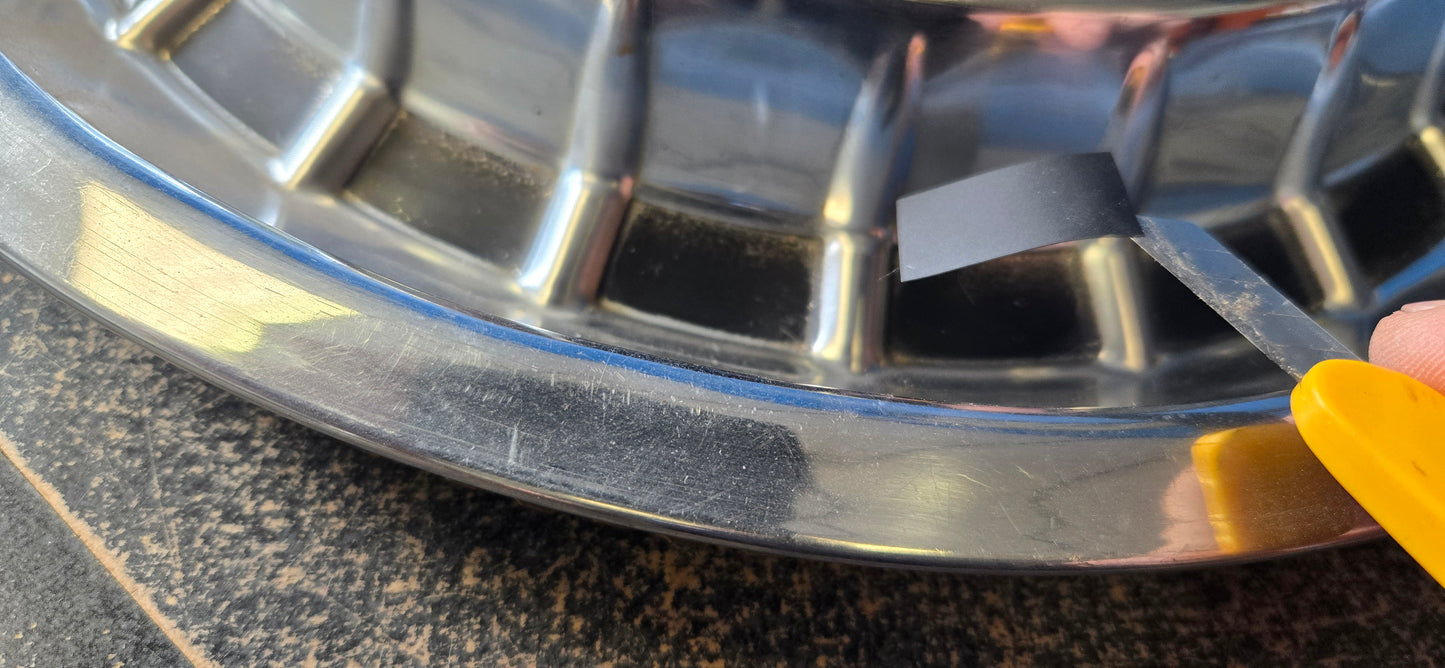 1958 PLYMOUTH HUBCAP DECALS