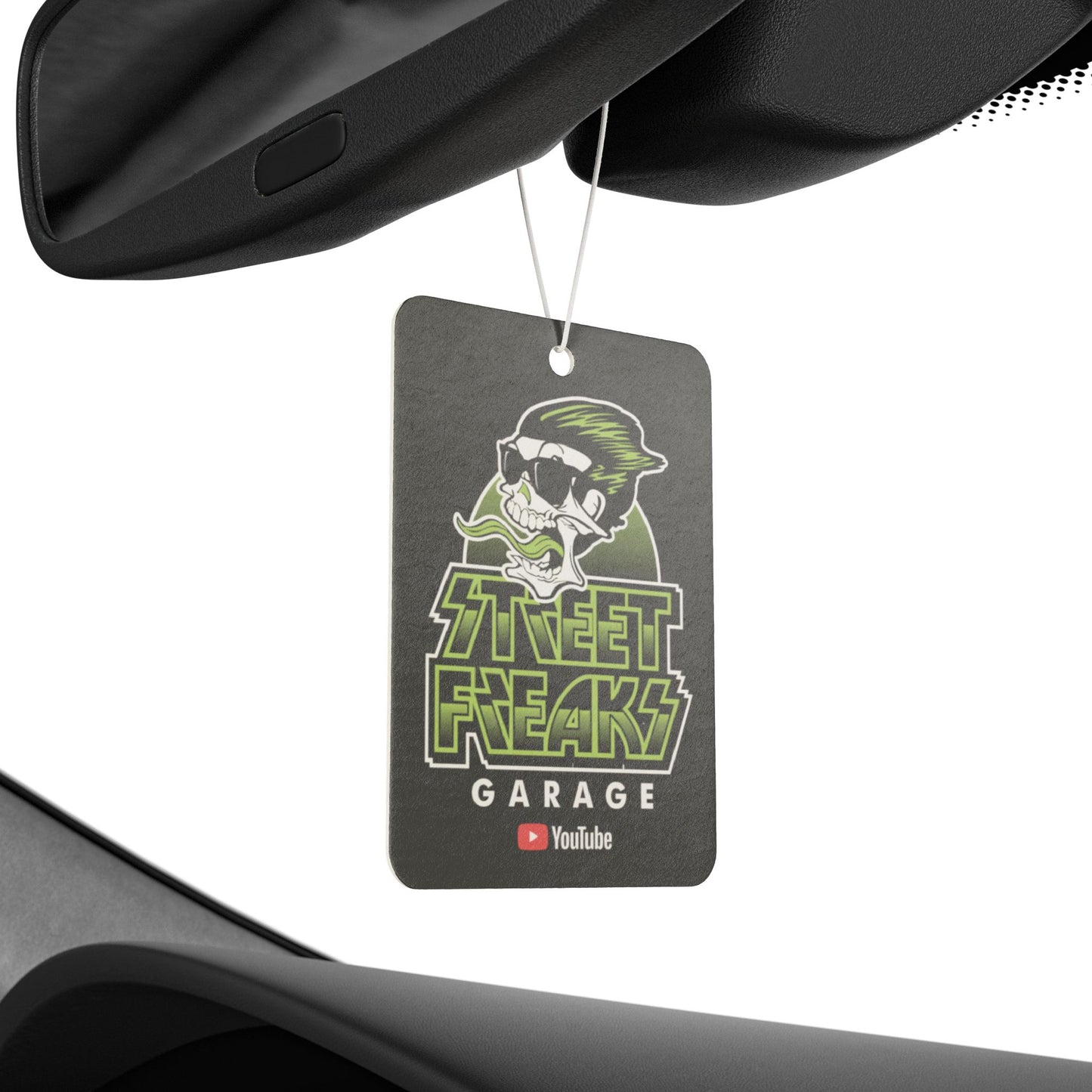 SPEEDY COOL GREASE SKULL CAR AIR FRESHENER