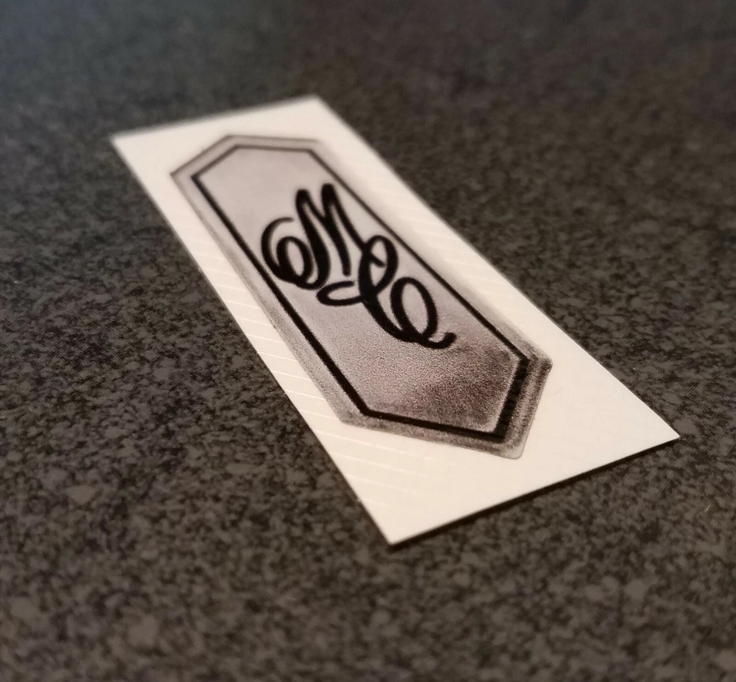 1972 Monte Carlo Hood Ornament MC Decal