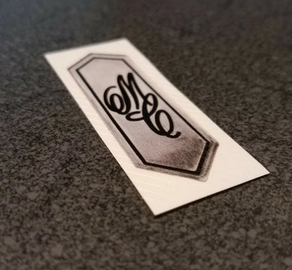 1972 Monte Carlo Hood Ornament MC Decal