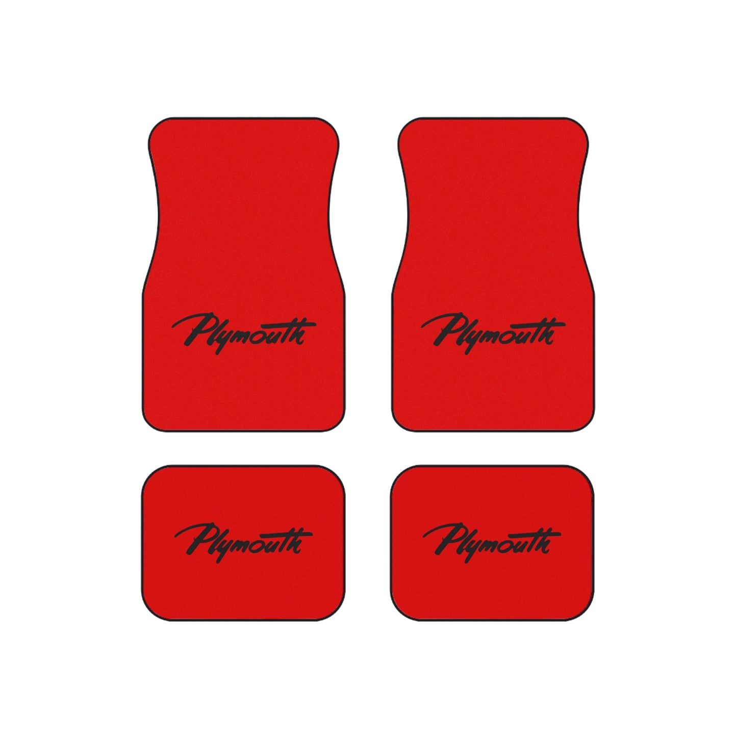 Plymouth Logo Car Mats (Set of 4)