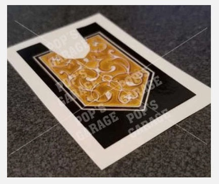 1970-1972 Monte Carlo Grill Emblem Precision Decal