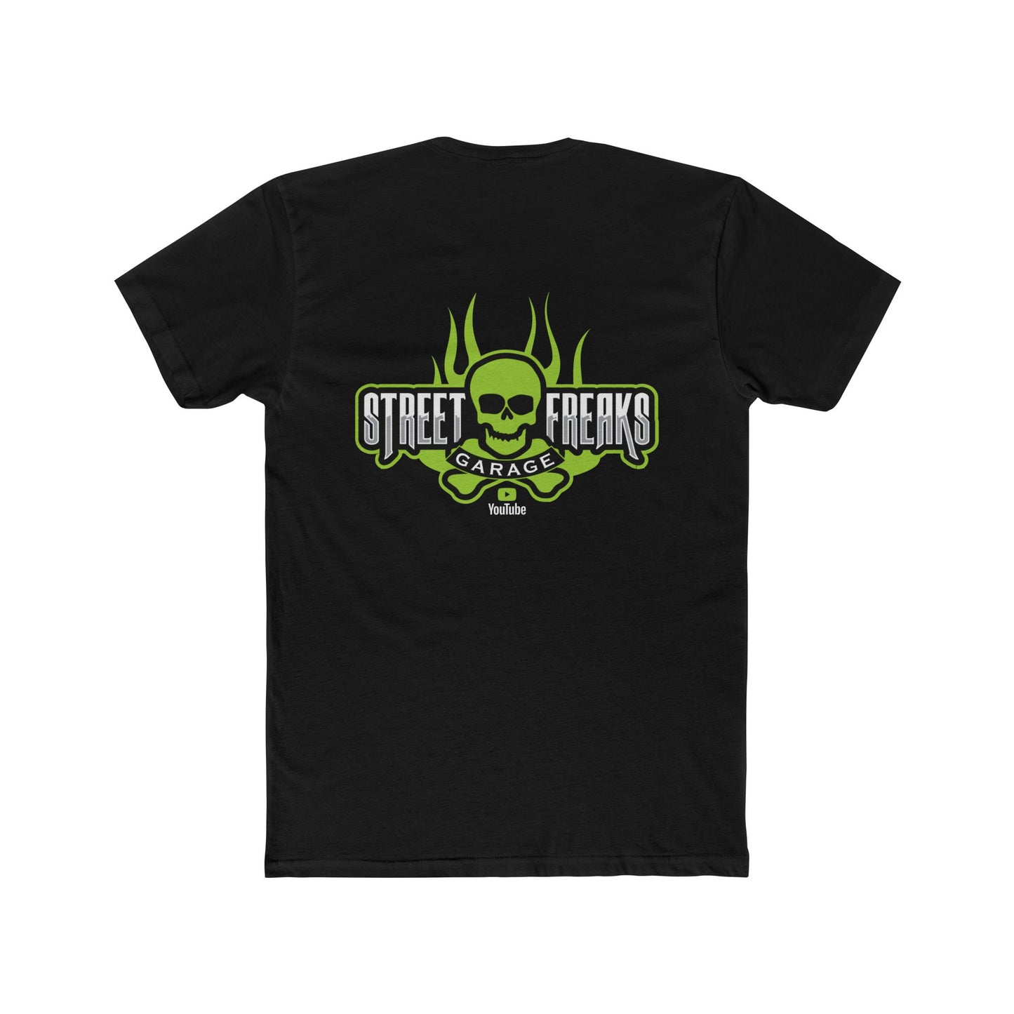 FLAMING SKULL DESIGN T-SHIRT