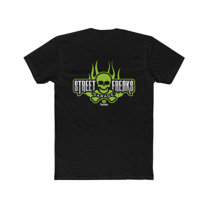 FLAMING SKULL DESIGN T-SHIRT