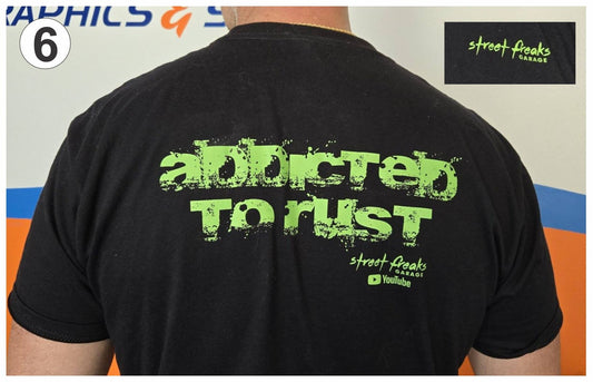 ADDICTED TO RUST T-SHIRT