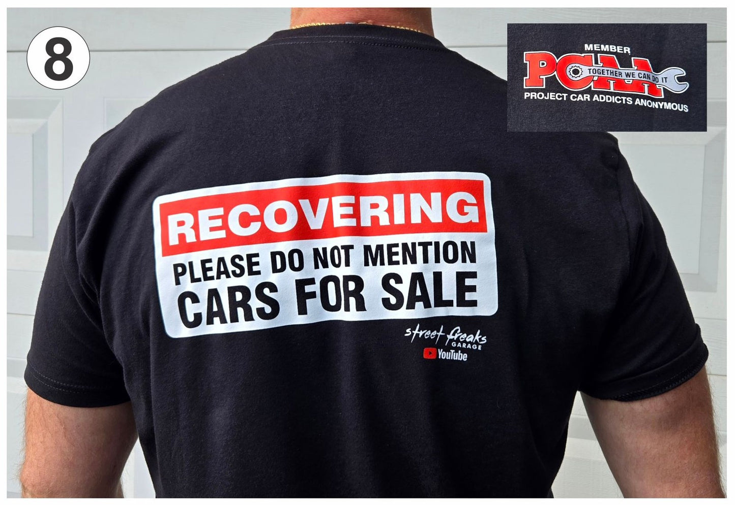 PCAA PROJECT CAR ADDICTS ANONYMOUS T-SHIRT